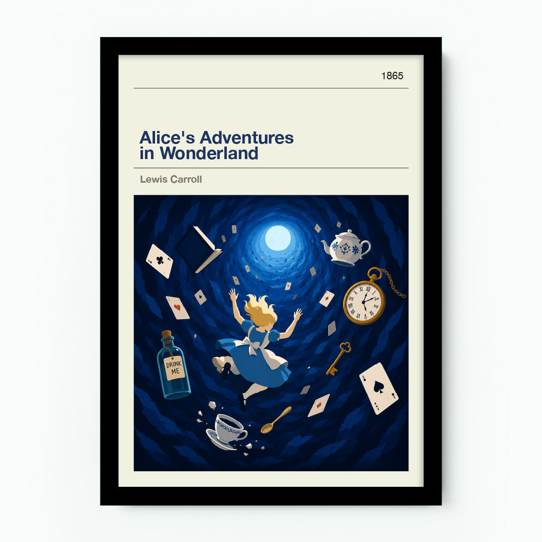 Alice’s Adventures in Wonderland (Rabbit Hole) by Lewis Carroll Poster
