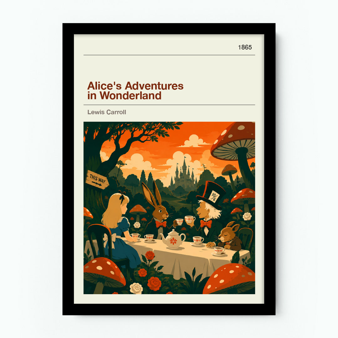 Alice’s Adventures in Wonderland (Tea Party) by Lewis Carroll Poster