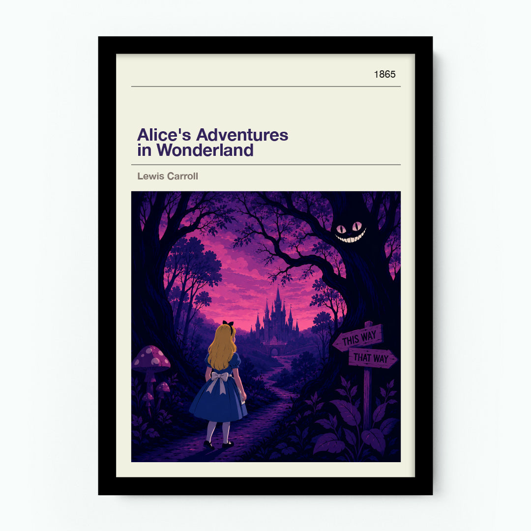 Alice’s Adventures in Wonderland (Cheshire Cat) by Lewis Carroll Poster