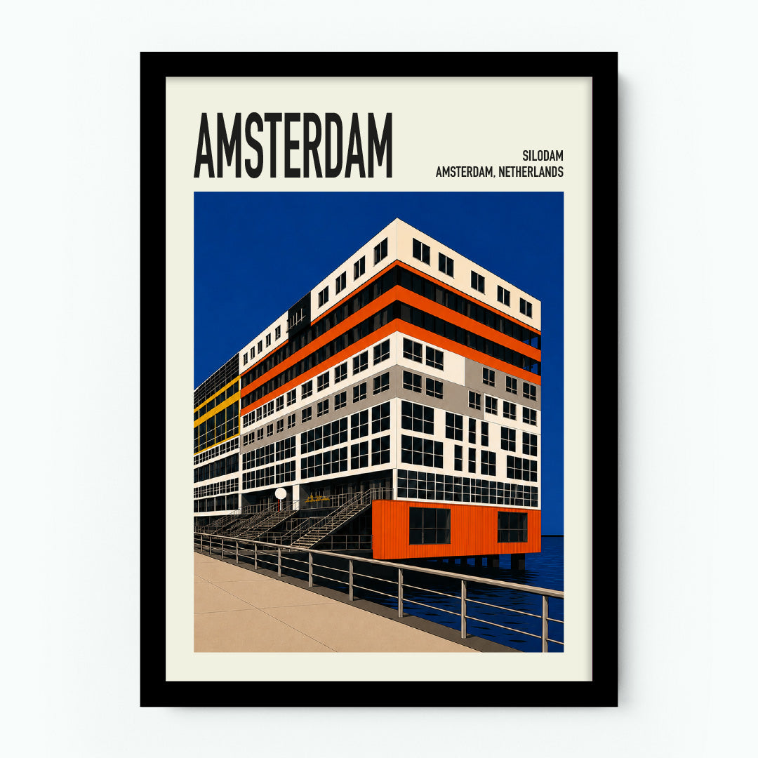 Silodam Amsterdam Poster