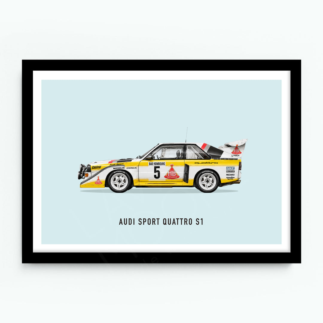 Audi Sport Quattro S1 Car Poster