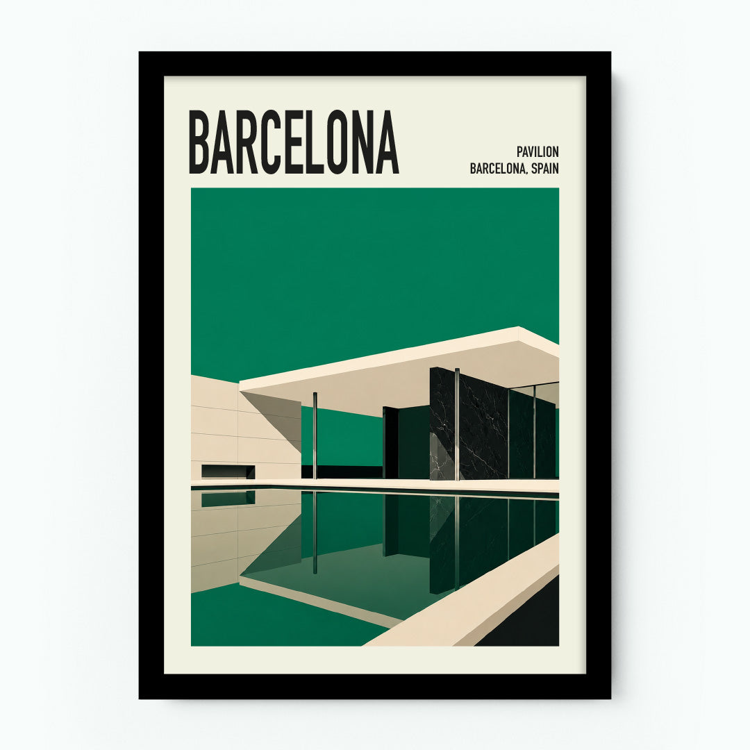 Pavilion Barcelona Poster