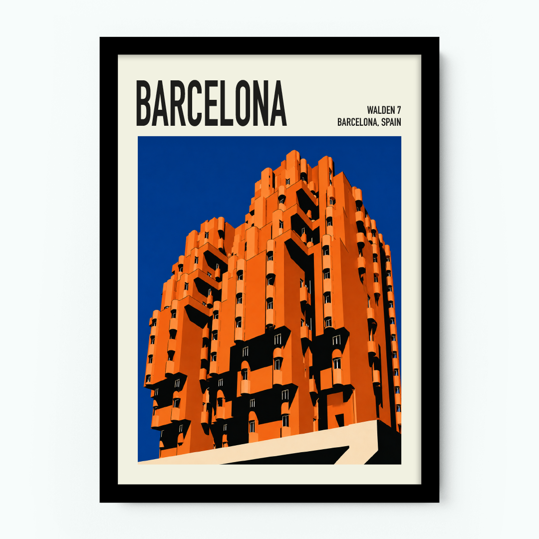 Walden 7 Barcelona Poster