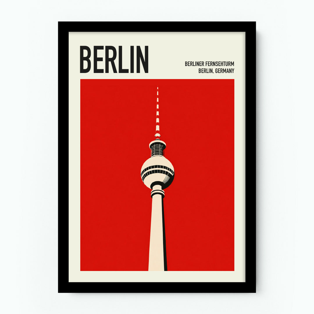 Berliner Fernsehturm Berlin Poster