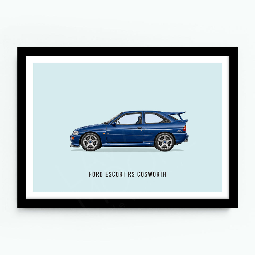 Ford Escort RS Cosworth Car Poster
