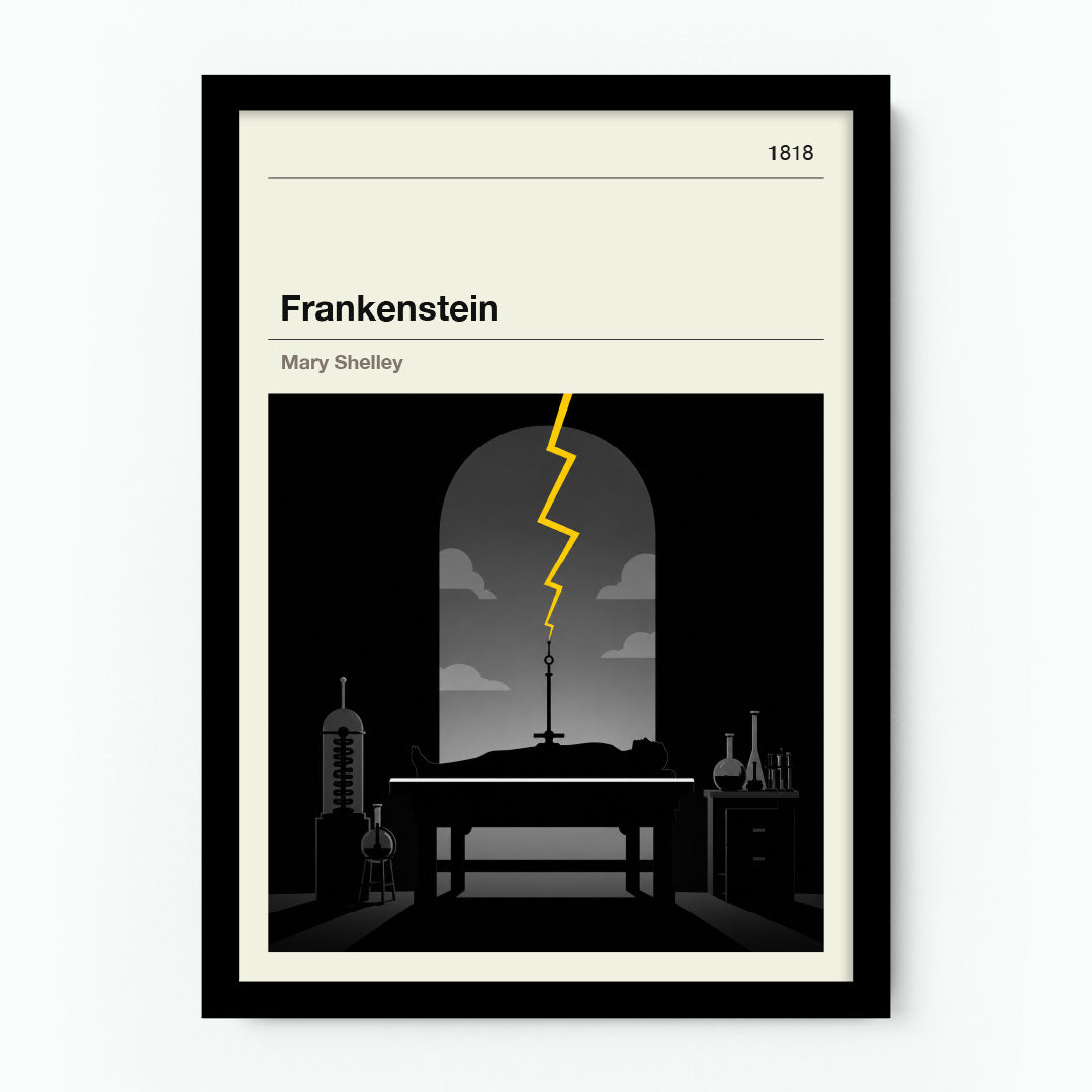 Frankenstein (The Laboratory) by Mary Shelley Poster
