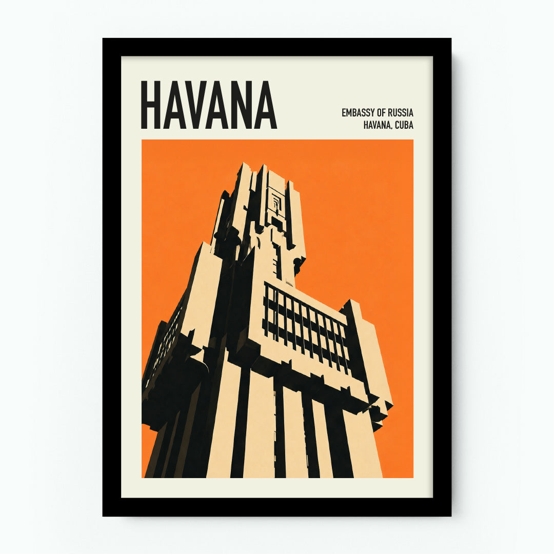 Embassy of Russia Havana Poster