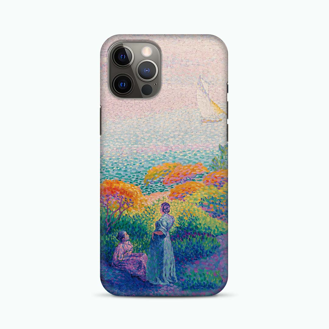 Henri-Edmond Cross Two Women by the Shore Phone Case