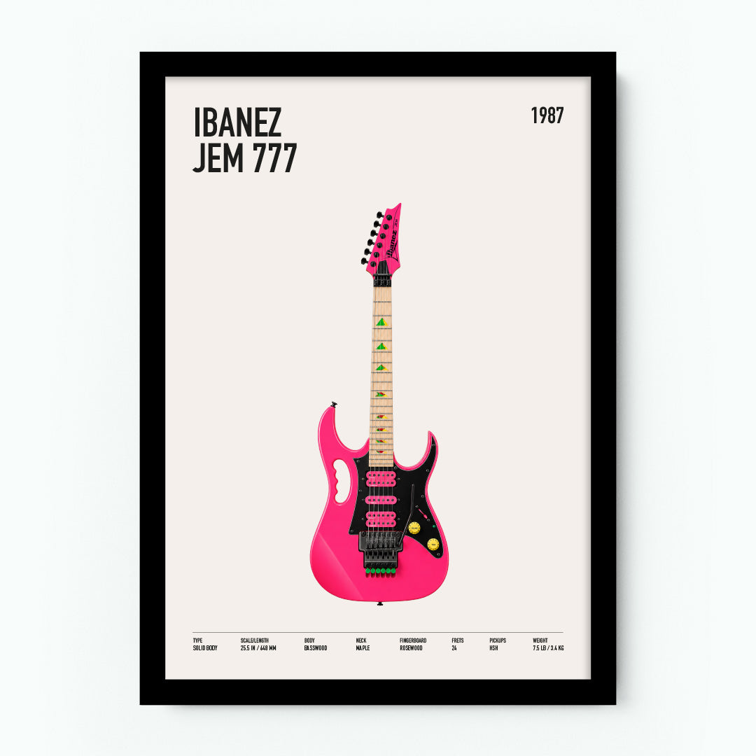 Ibanez Jem 777 Guitar Poster