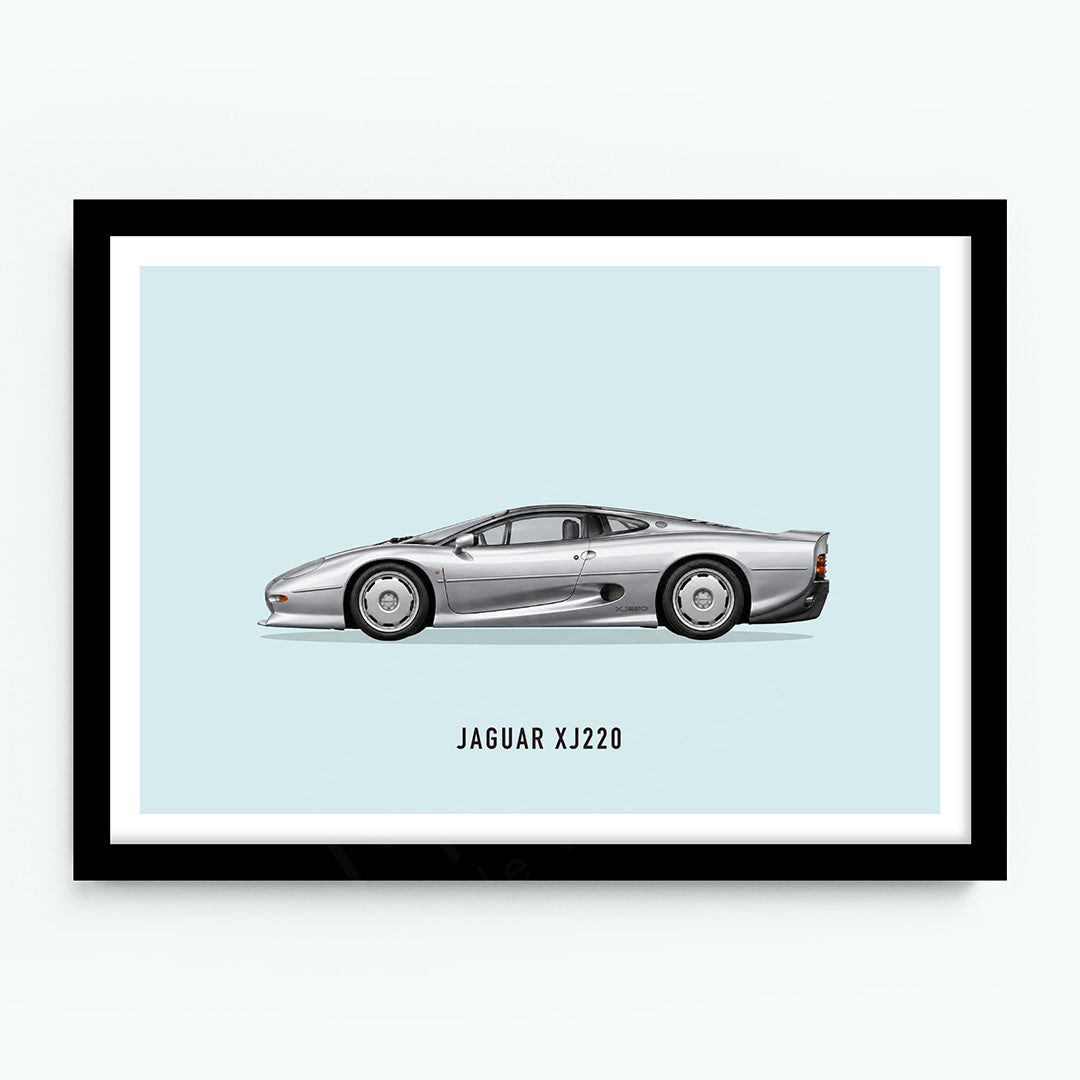 Jaguar XJ220 Car Poster