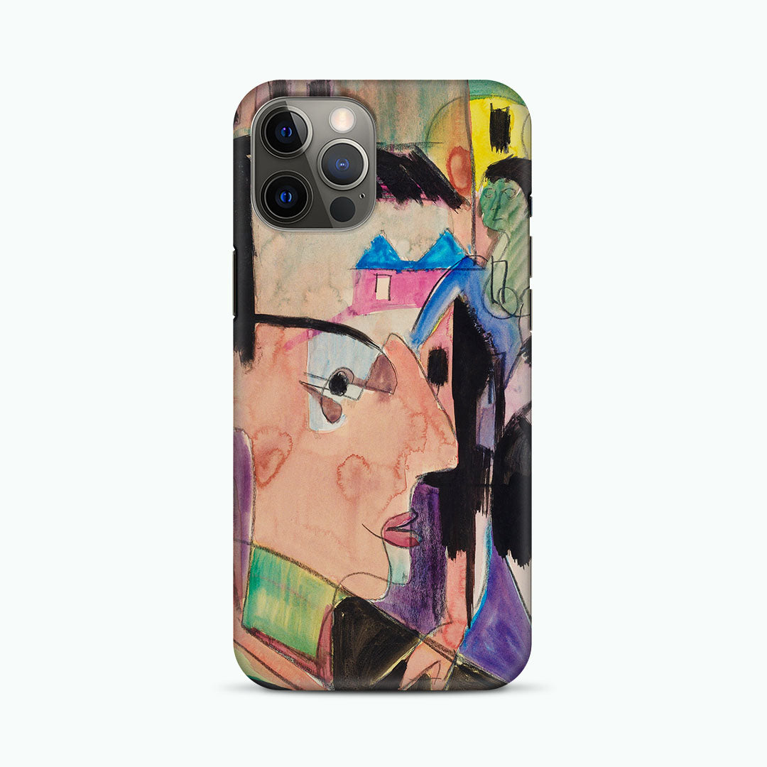 Kirchner - Self-Portrait (1928) Phone Case