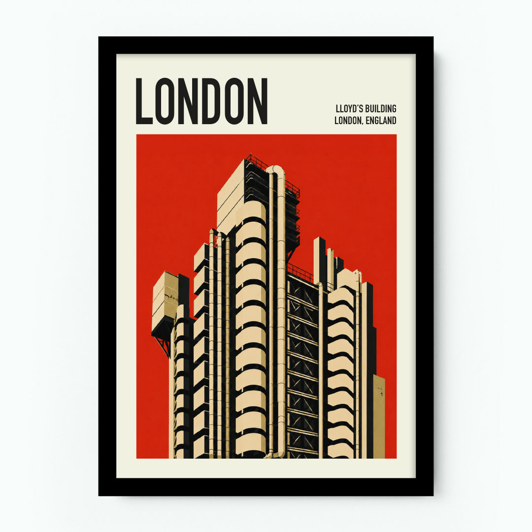 Lloyds Building London Poster