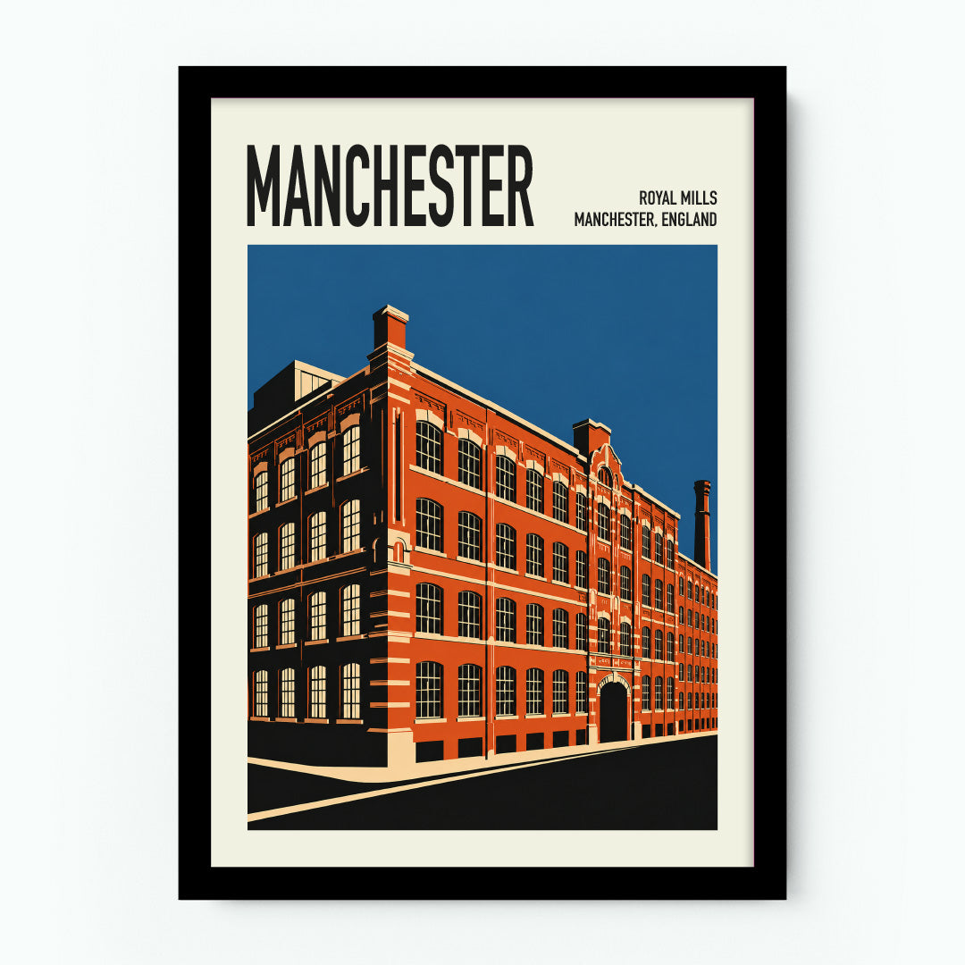 Royal Mills Manchester Poster