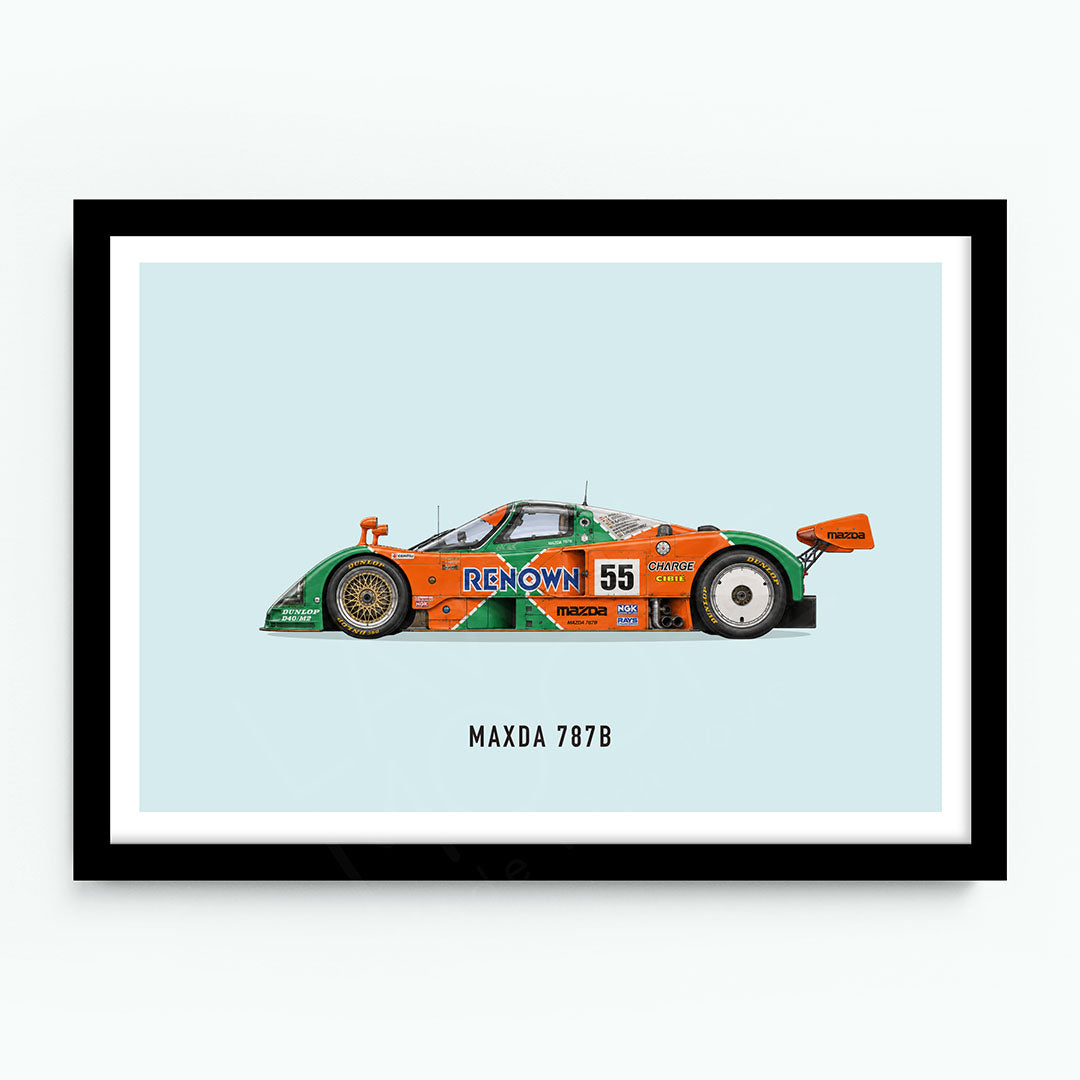 Mazda 787B Car Poster