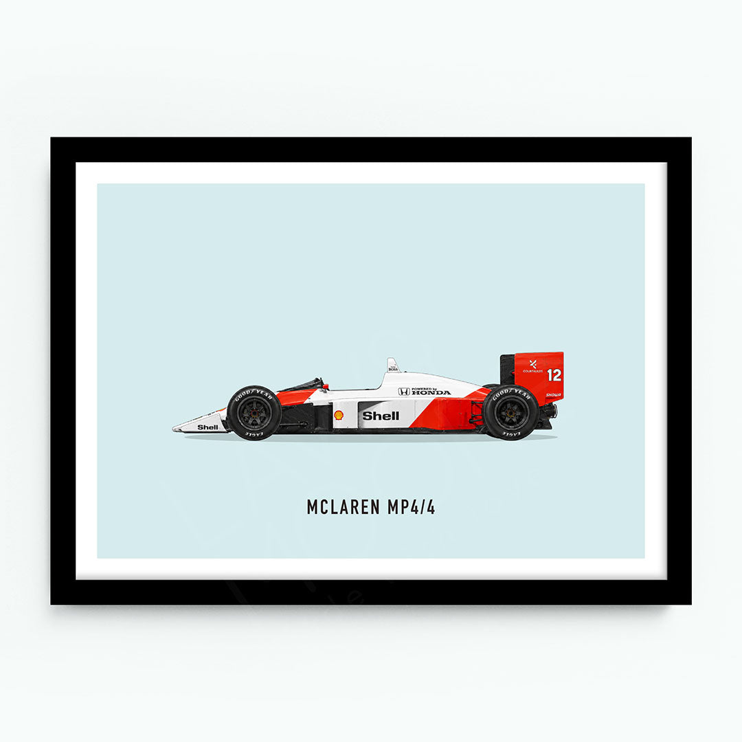 McLaren MP4 F1 Car Poster