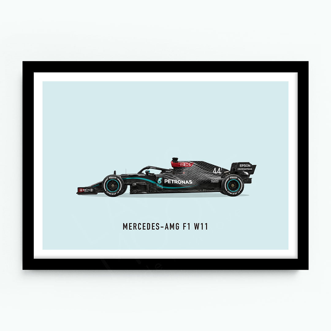 Mercedes-AMG F1 W11 Car Poster