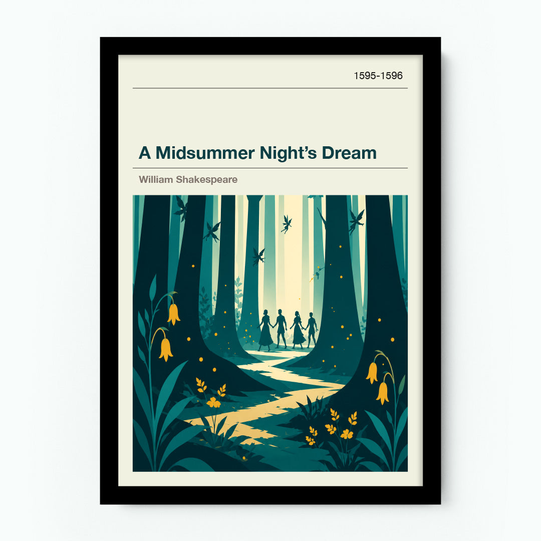 A Midsummer Nights Dream (Enchanted Forest) by William Shakespeare Poster