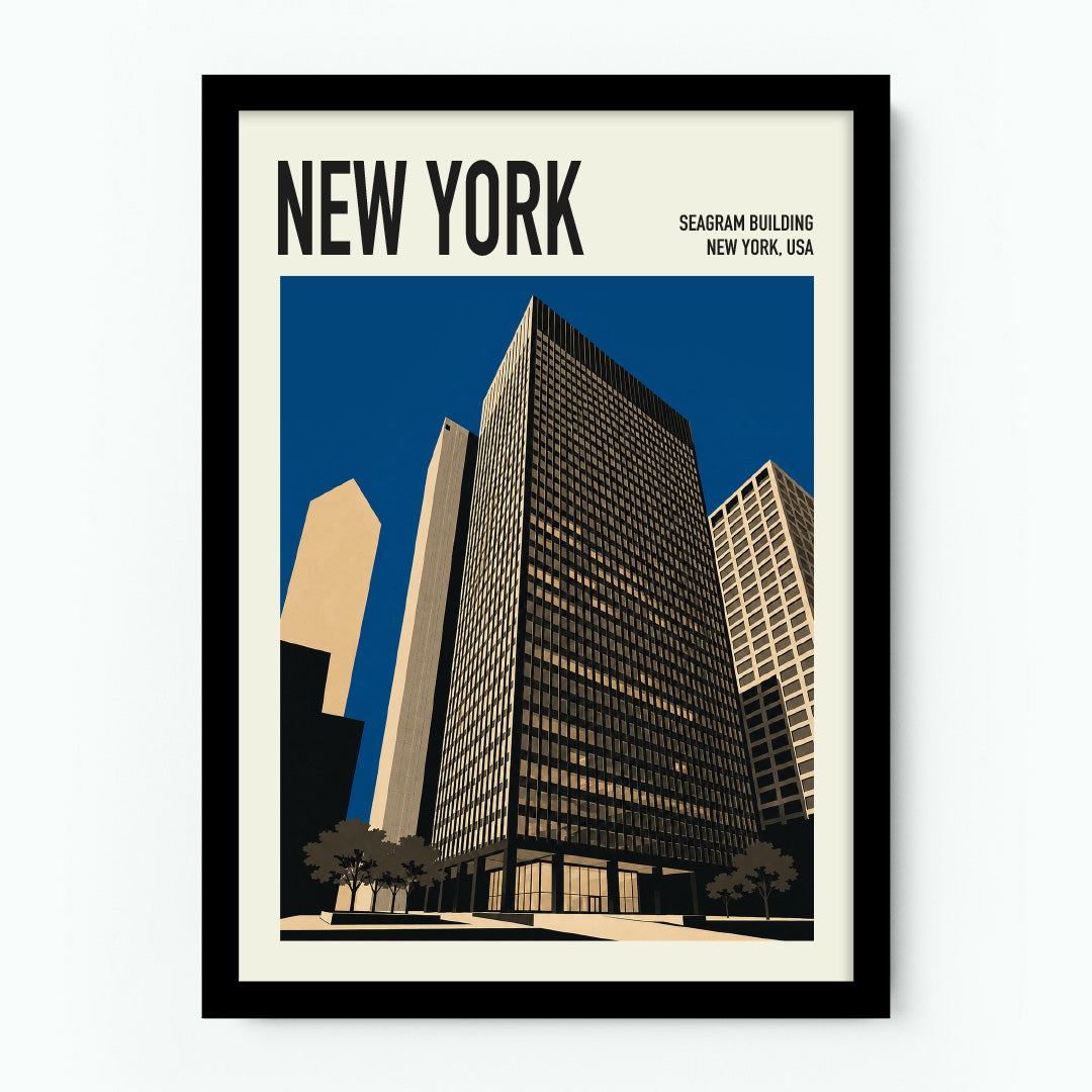 Seagram Building NewYork Poster