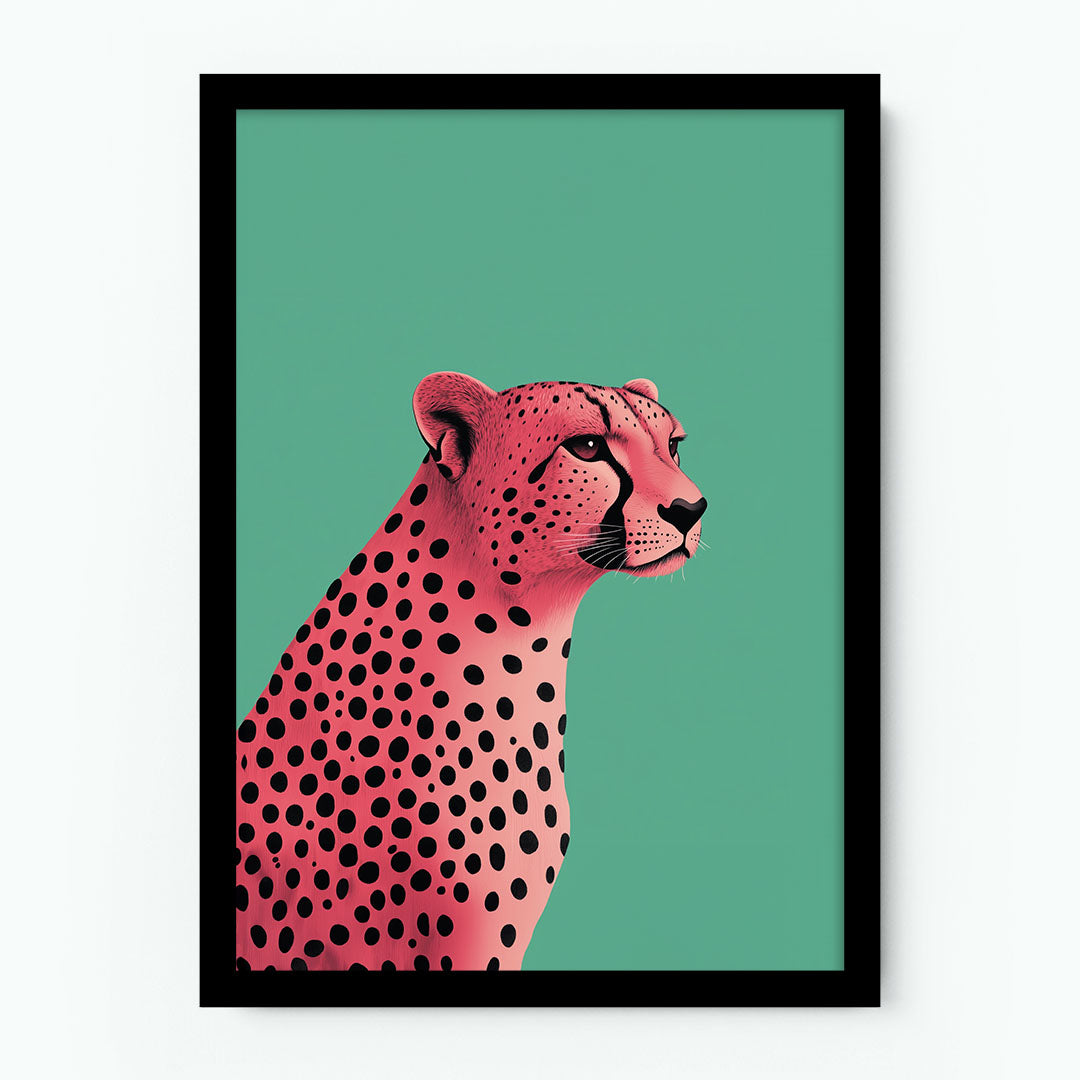 Pink Cheetah Poster