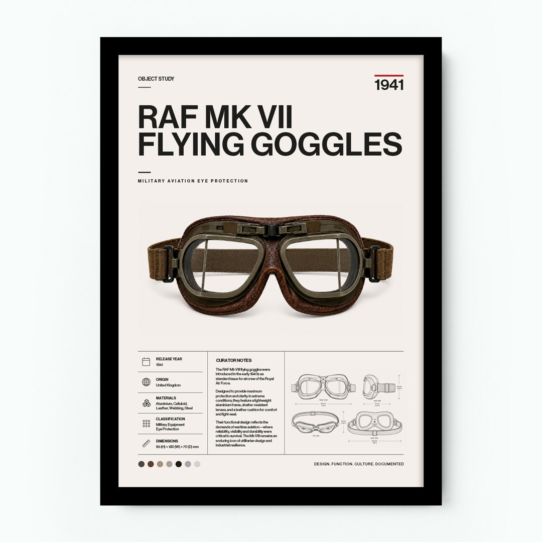 Object Study RAF MK II Flying Goggles