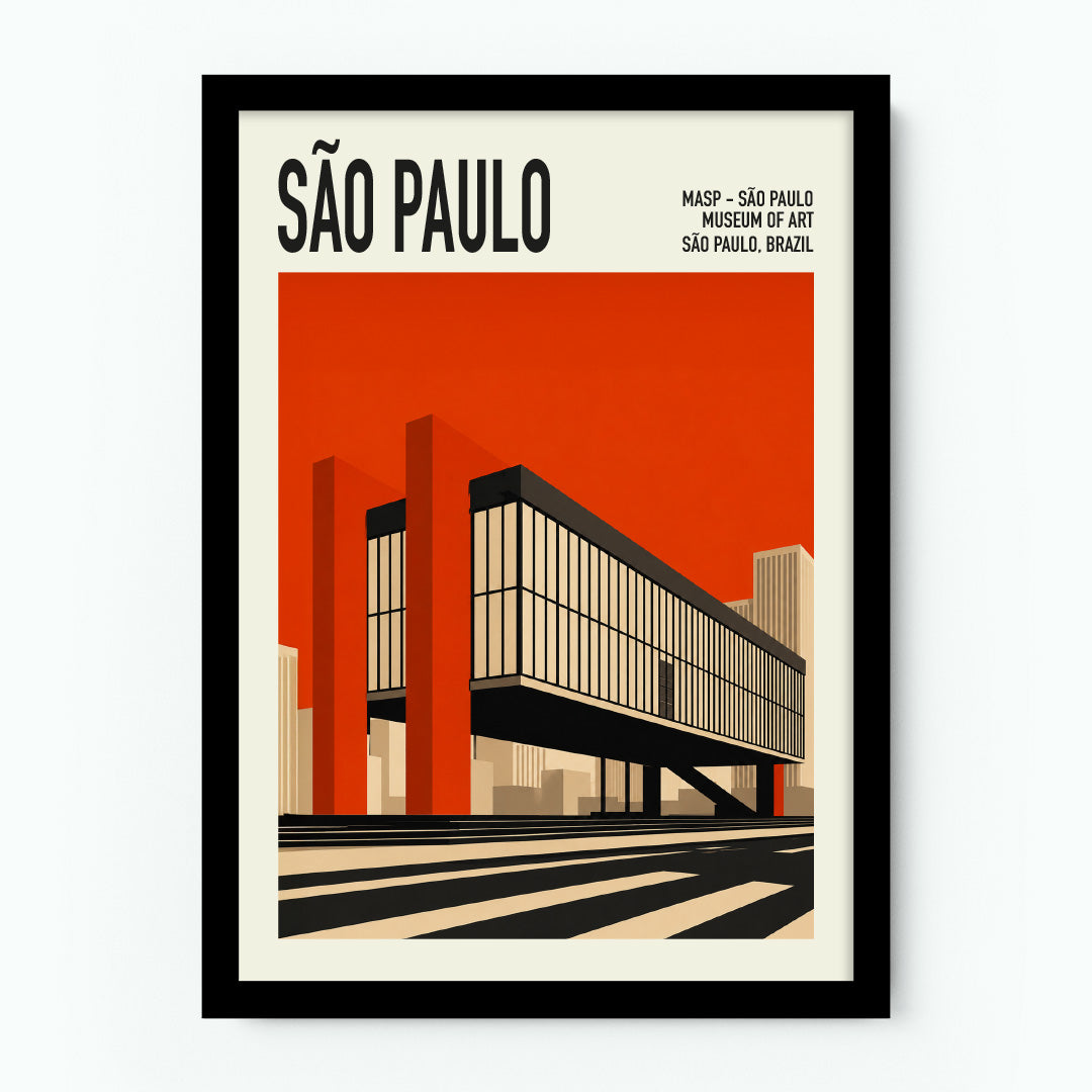 Museum of Art Sao Paulo Poster