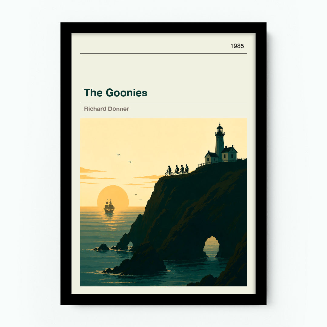 The Goonies Cliff Movie Poster
