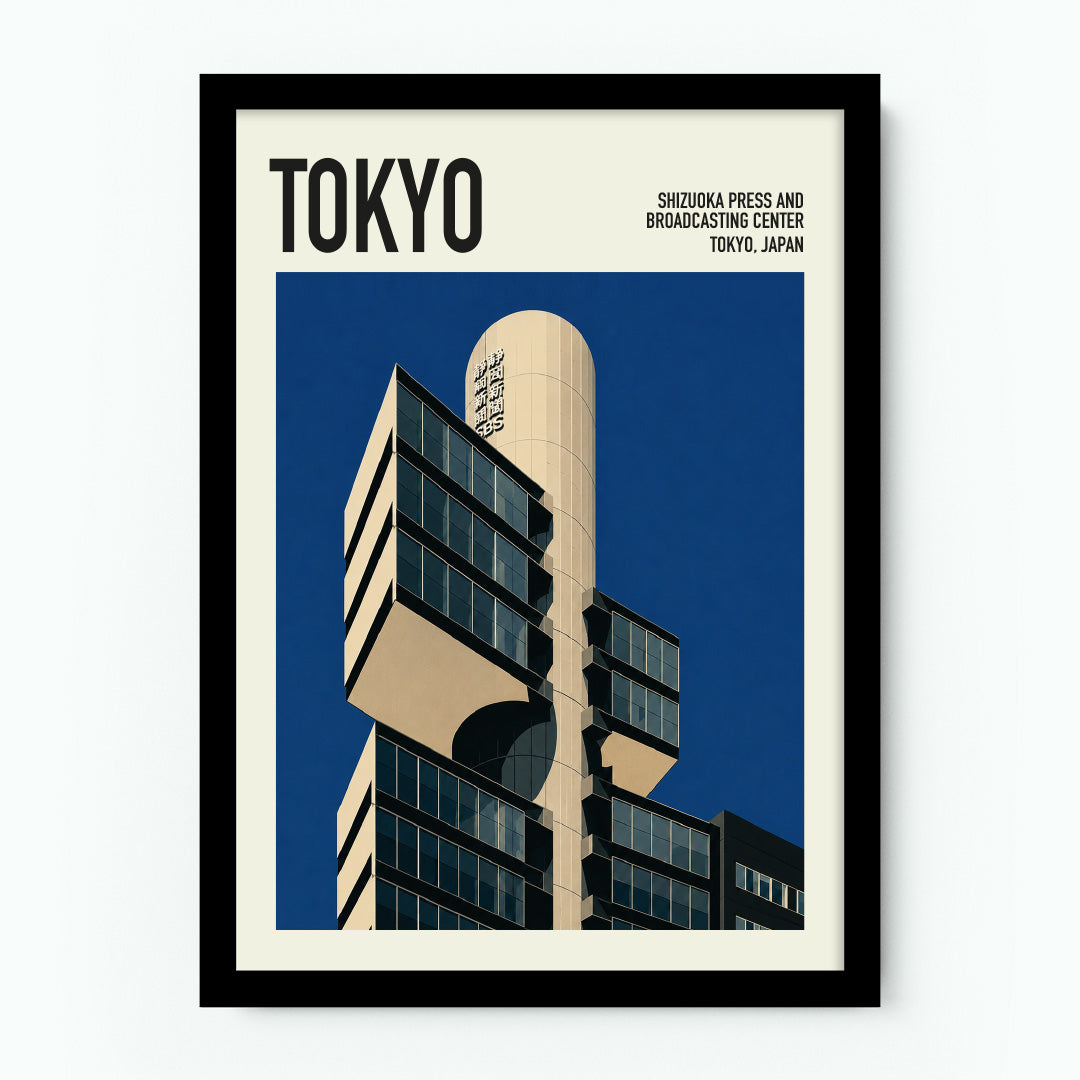 Shizuoka Press and Broadcasting Center Tokyo Poster