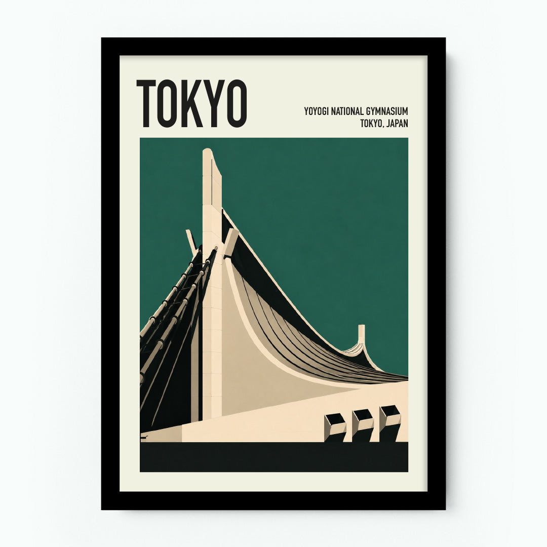 Yoyogi National Gymnasium Tokyo Poster