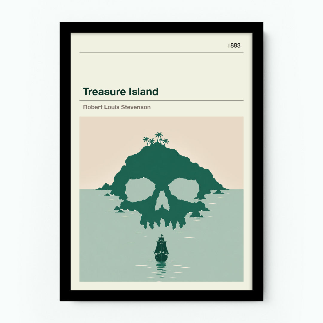 Treasure Island (Skeleton Island) by Robert Louis Stevenson Poster