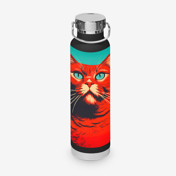 British Shorthair Cat 650ml Copper Insulated Water Bottle