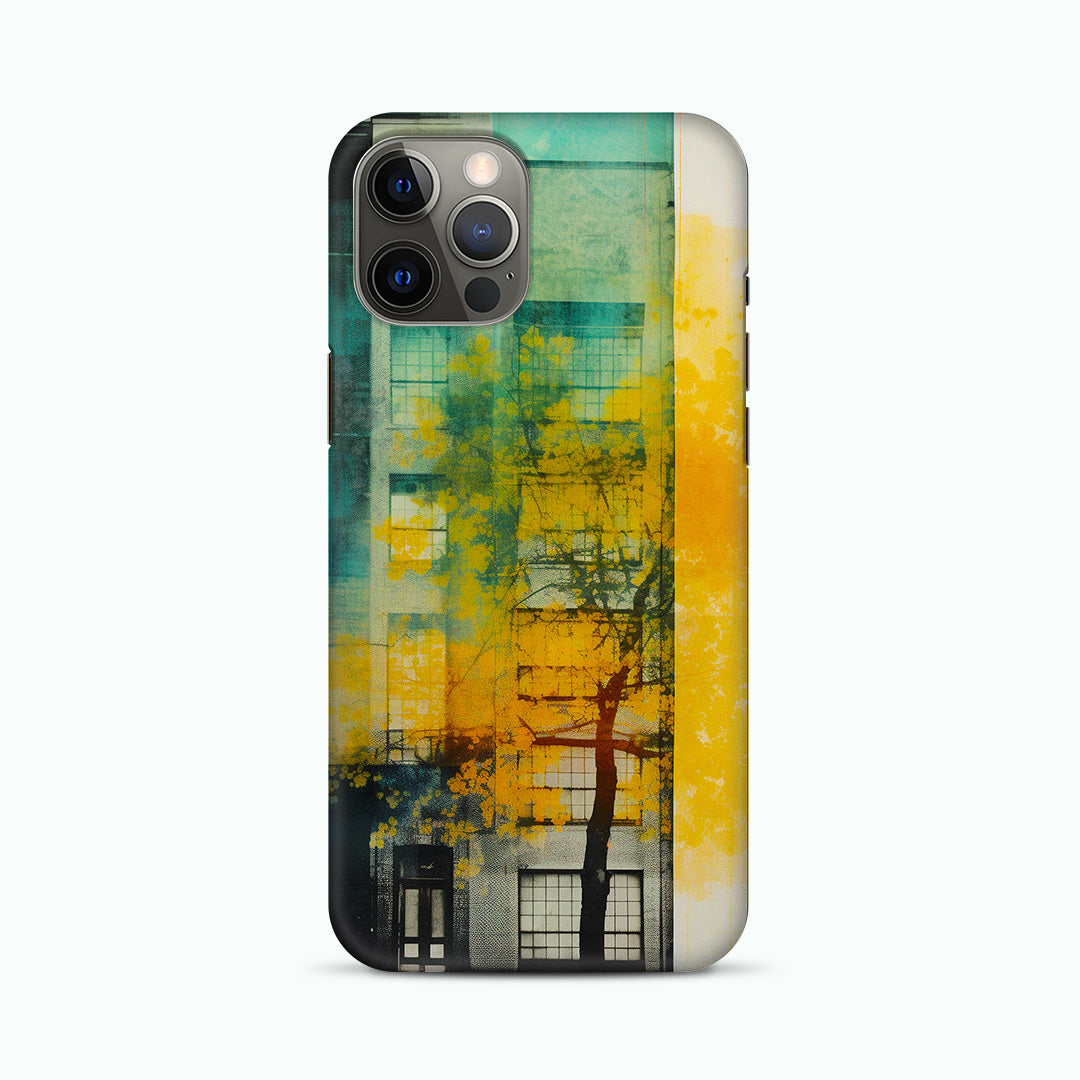 Building Yellow Blue Anthotype TOUGH Phone Case
