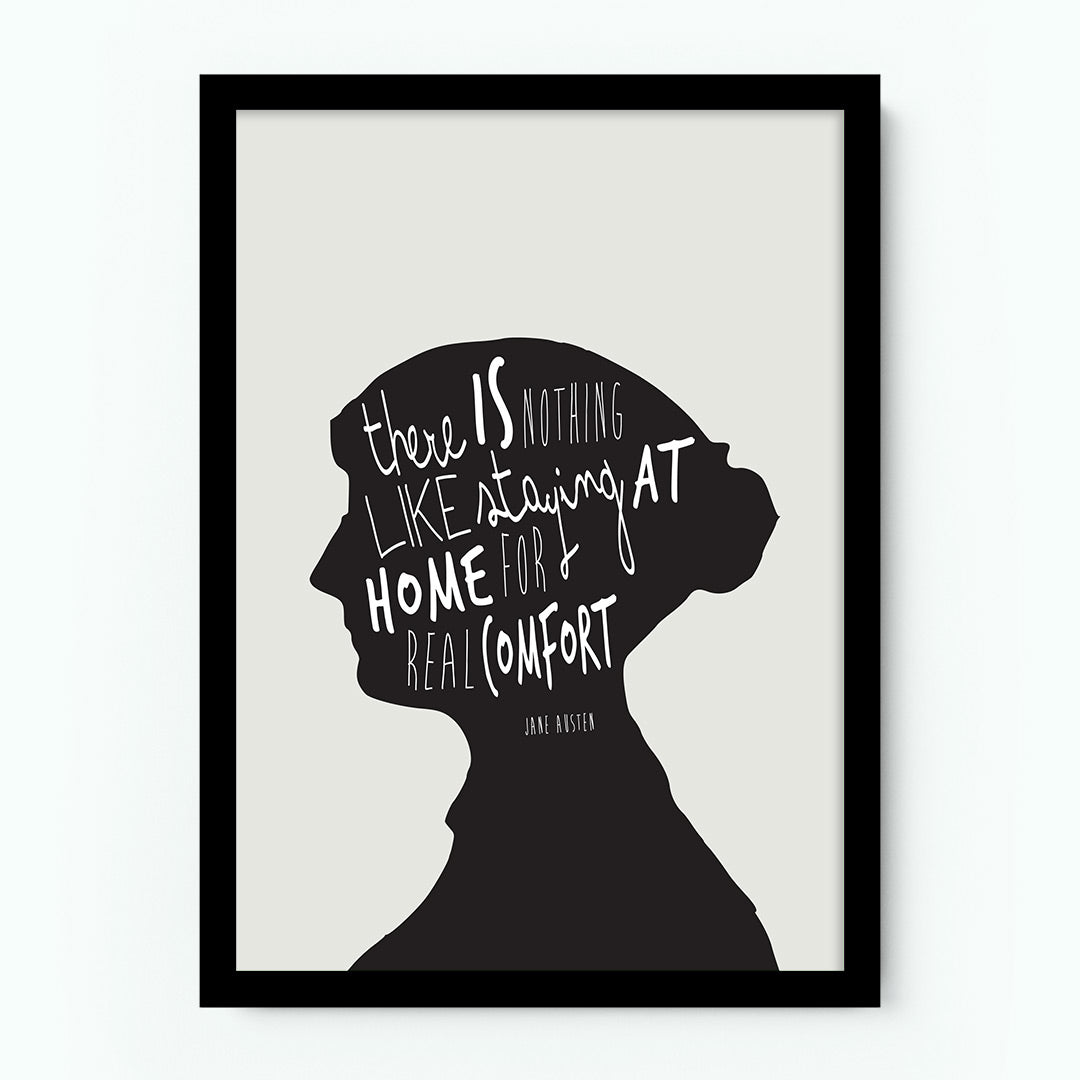 Jane Austen – There Is Nothing Quote Poster