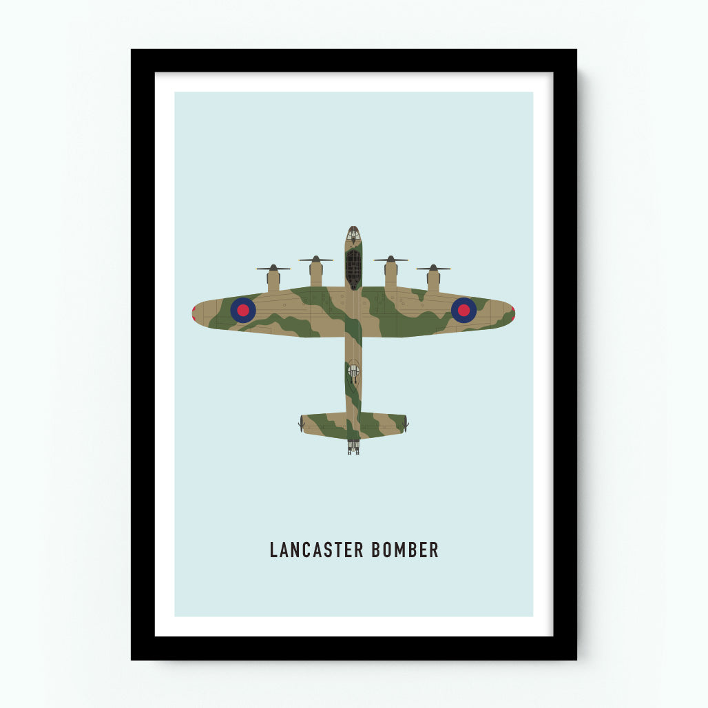 Lancaster Bomber Aircraft Poster