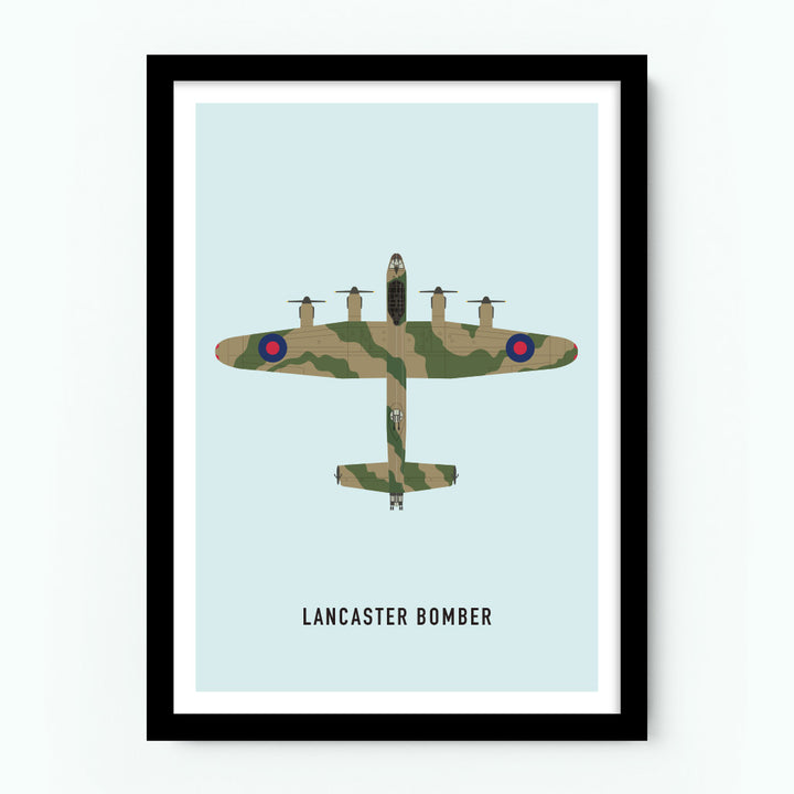 Lancaster Bomber Aircraft Poster
