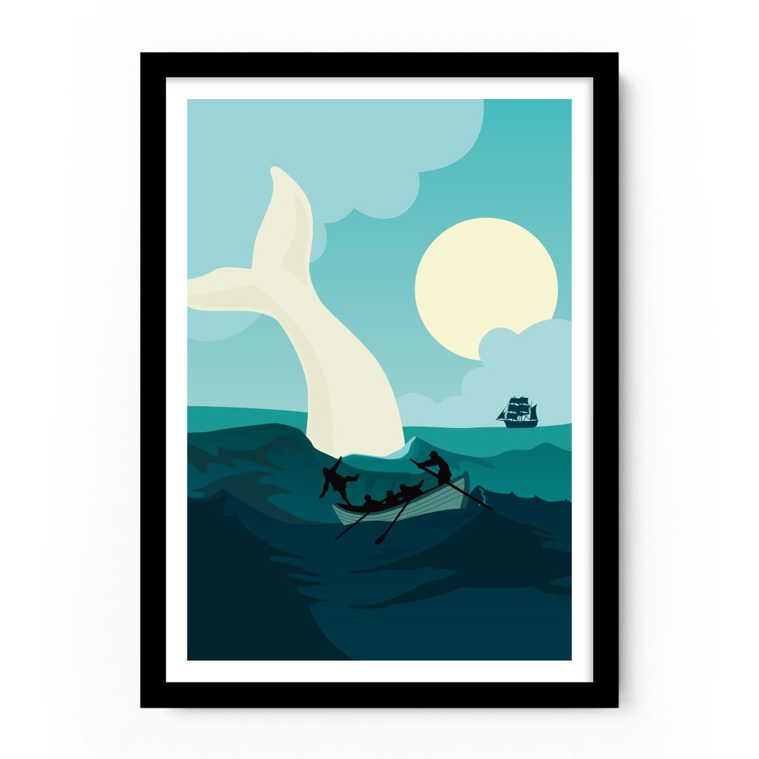Moby Dick by Herman Melville Poster (Image Only)