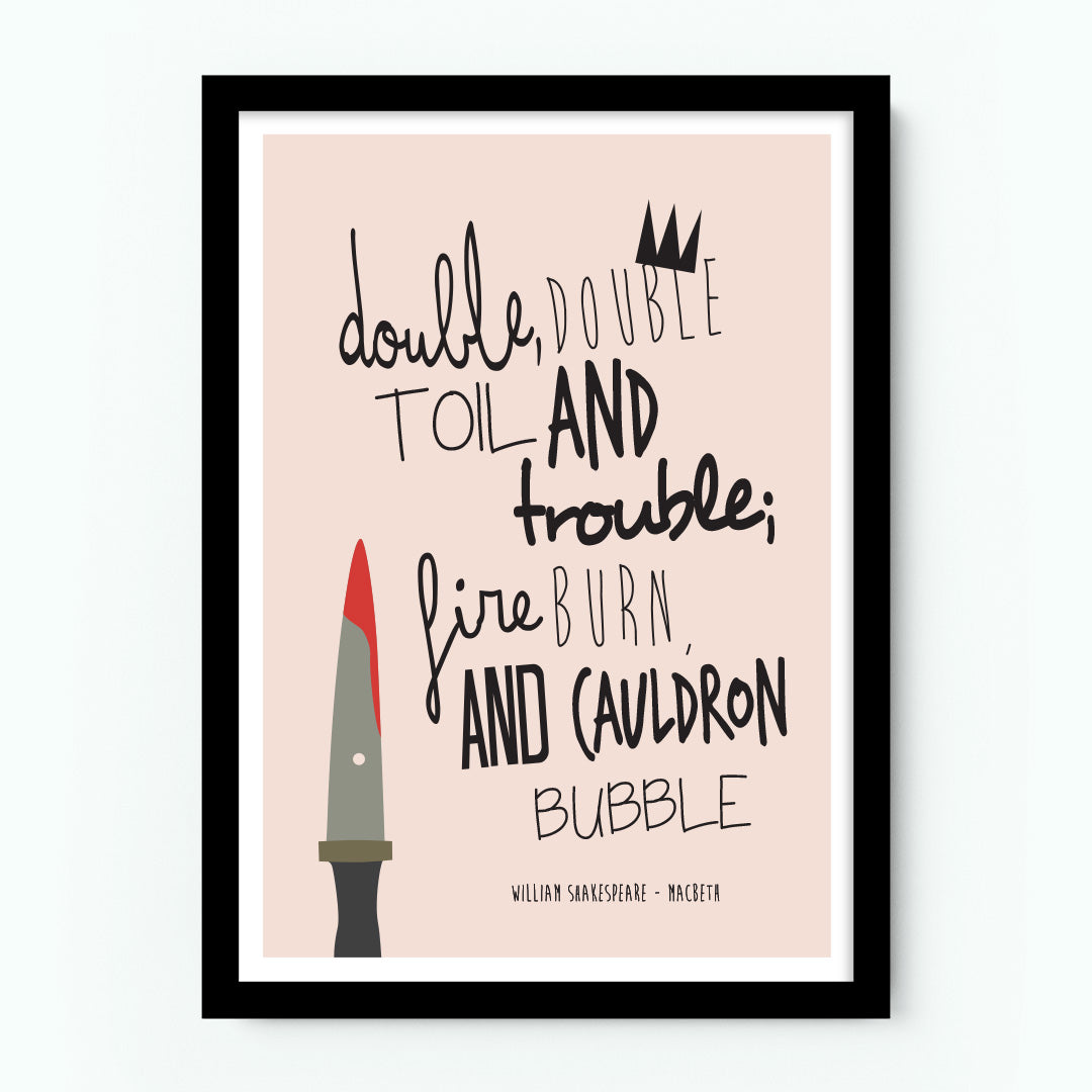 Macbeth Shakespeare Literature Poster