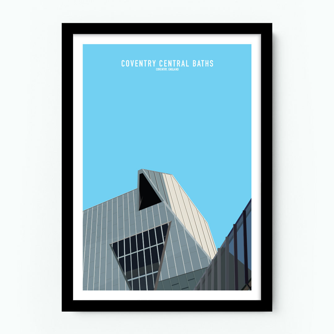 Swimming Baths Coventry Poster