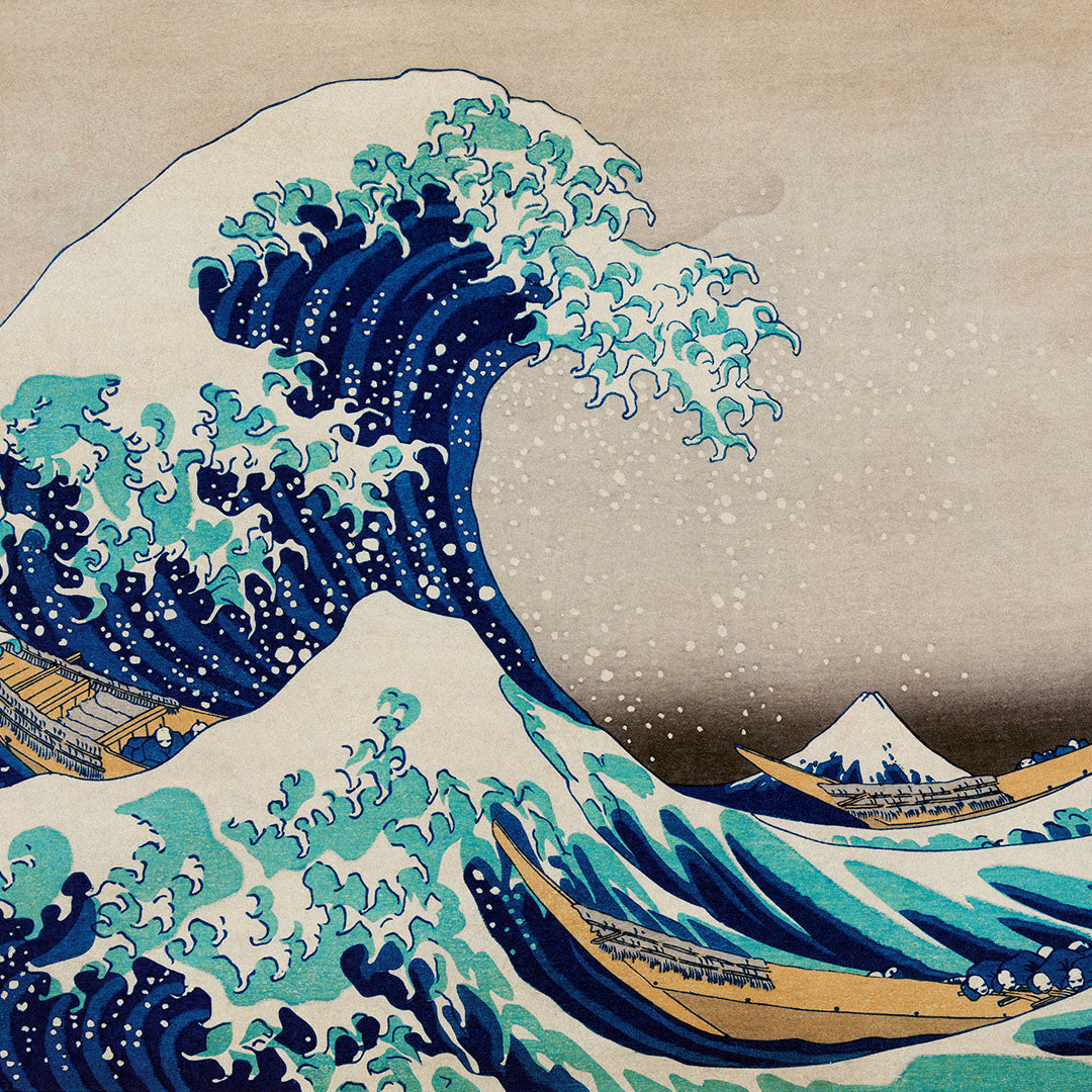 The Great Wave off Kanagawa by Katsushika Hokusai 650ml Copper Insulated Water Bottle