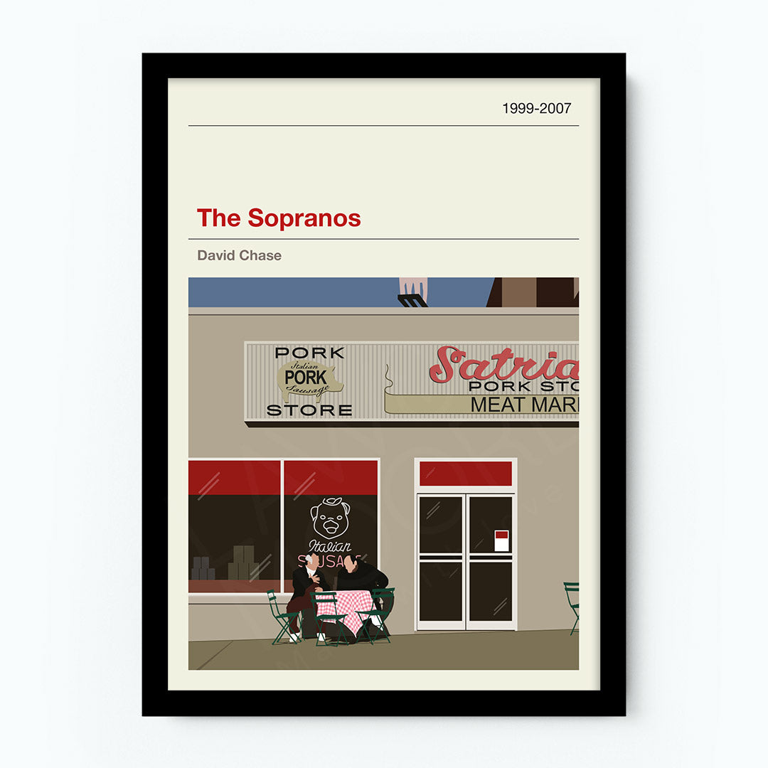 The Sopranos Alternative Minimal TV Poster