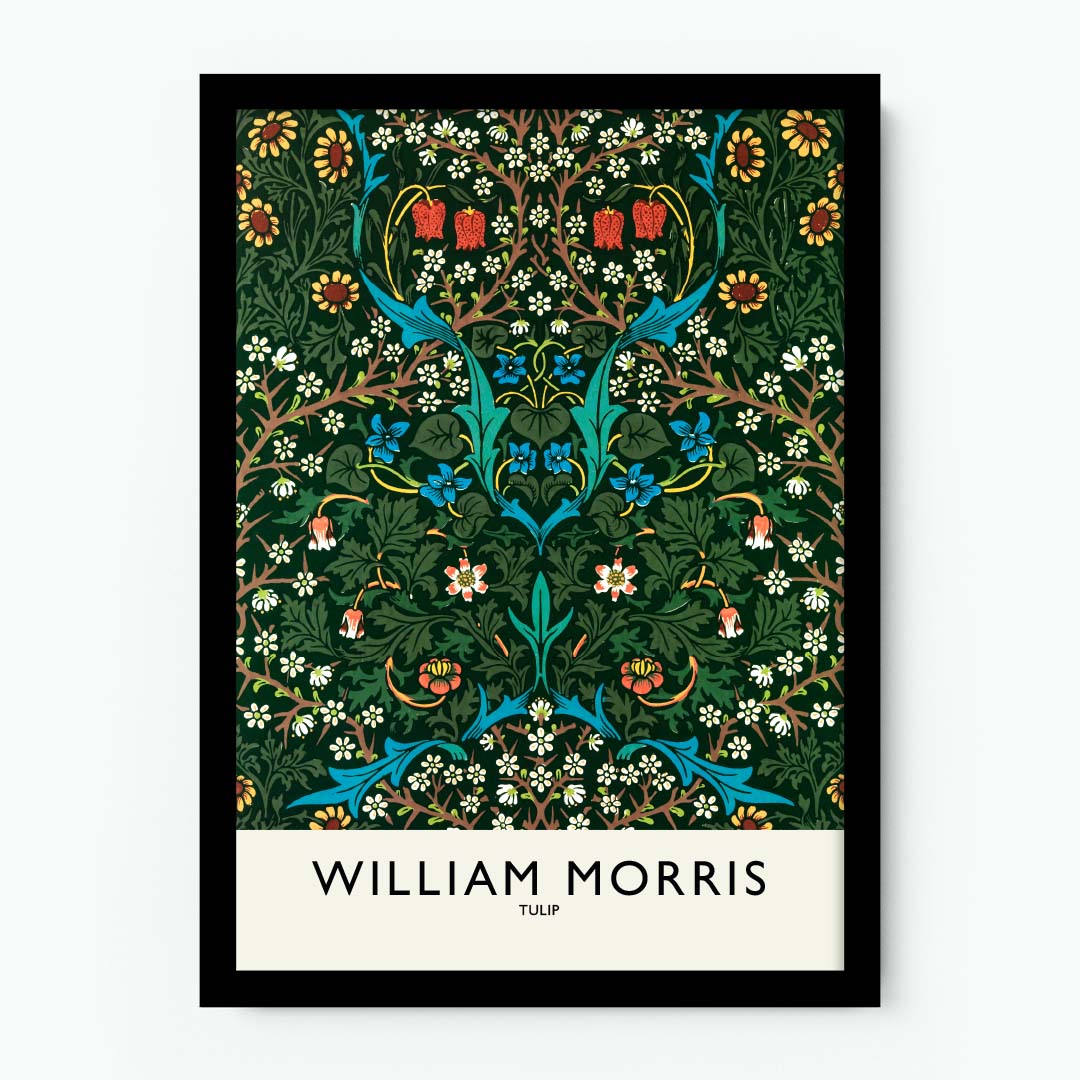 William Morris Tulip Poster